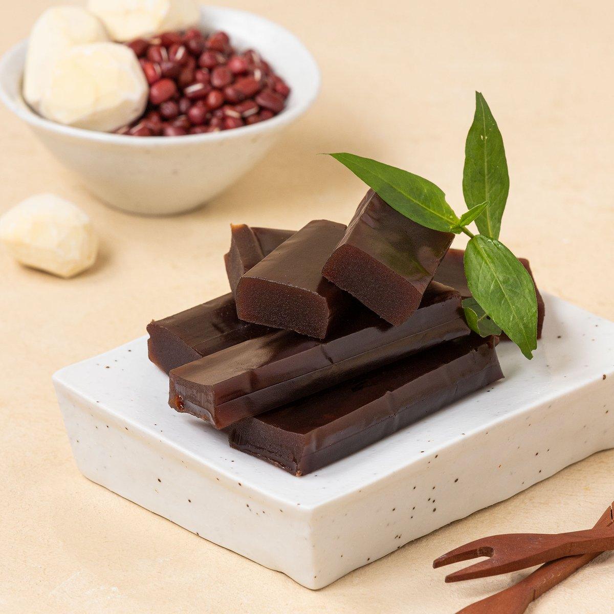 Korean Traditional Chestnut Jelly, Red bean Snack Bam Yang Gang