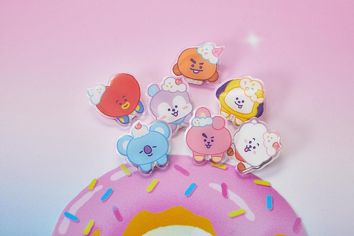 BT21 On the Cloud Acrylic Clip Magnet