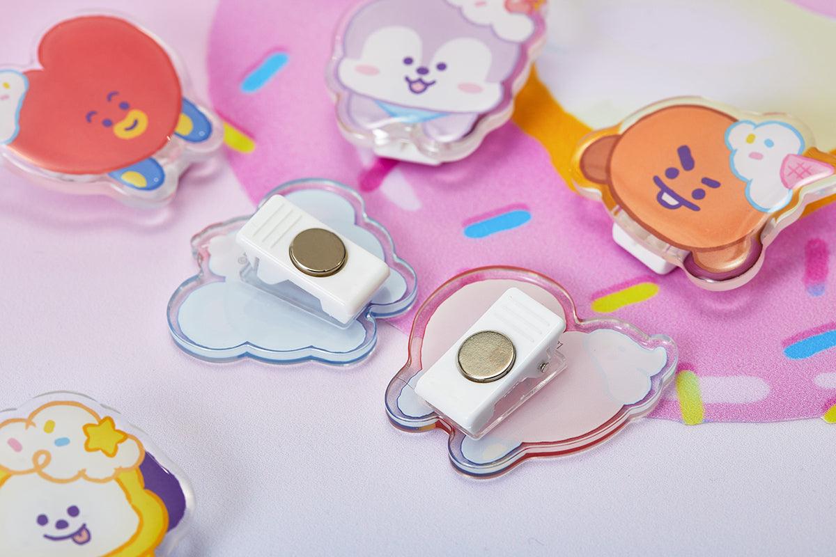 BT21 On the Cloud Acrylic Clip Magnet