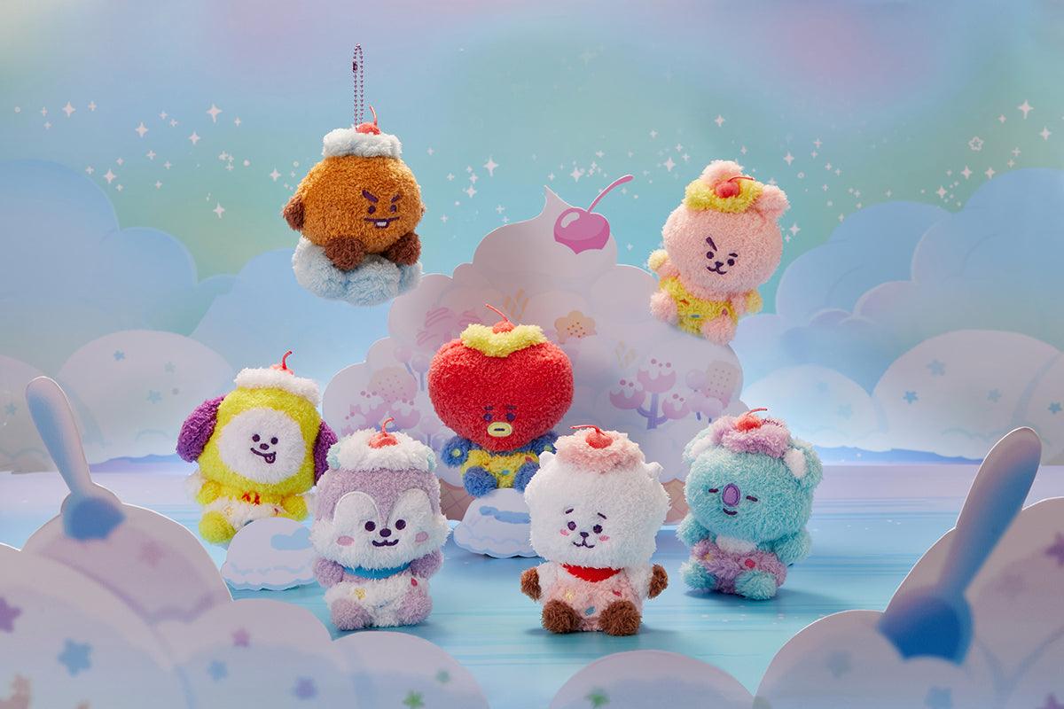 BT21 On the Cloud Doll Keyring