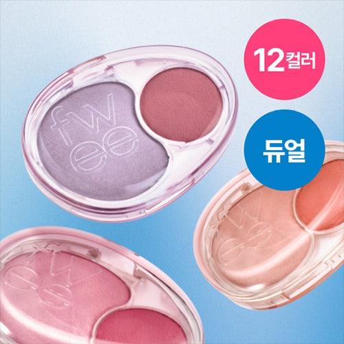 Fwee Mellow Dual Blusher (12 Colors)
