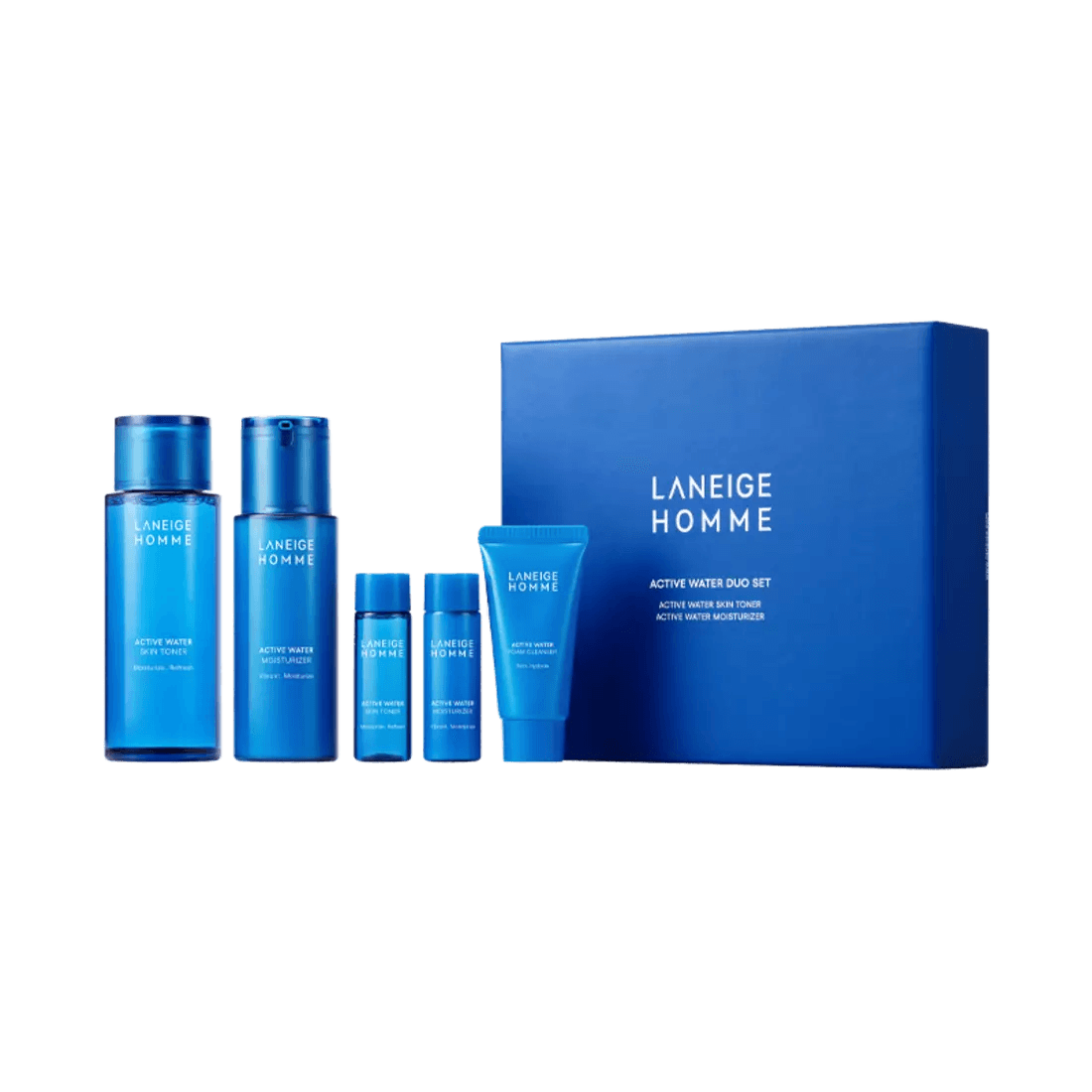 Laneige Homme Active Water 2-piece set (Skin 180ml + Moisturizer 125ml)