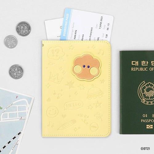 BT21 Minini Leather Patch Passport Cover S (New Mang Design!)