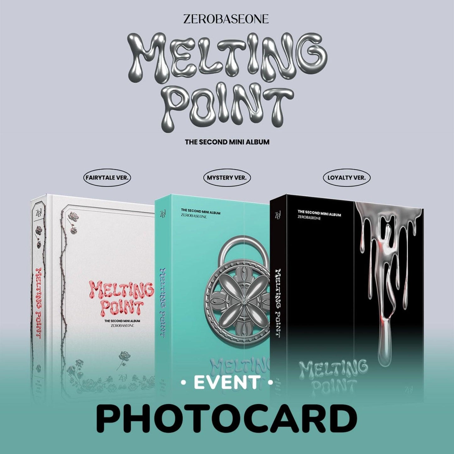 ZEROBASEONE - Melting Point Photobook and Digipack (Withmuu)
