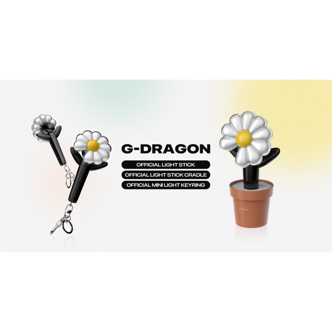 GD G-Dragon Official Lightstick, Keyring and Cradle | Kgifts.shop GD G-Dragon Official Lightstick, Keyring and Cradle | Kgifts.shop
