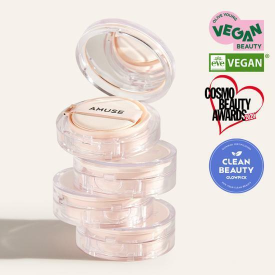 AMUSE Skin Tune Vegan Cover Cushion SPF45 PA++