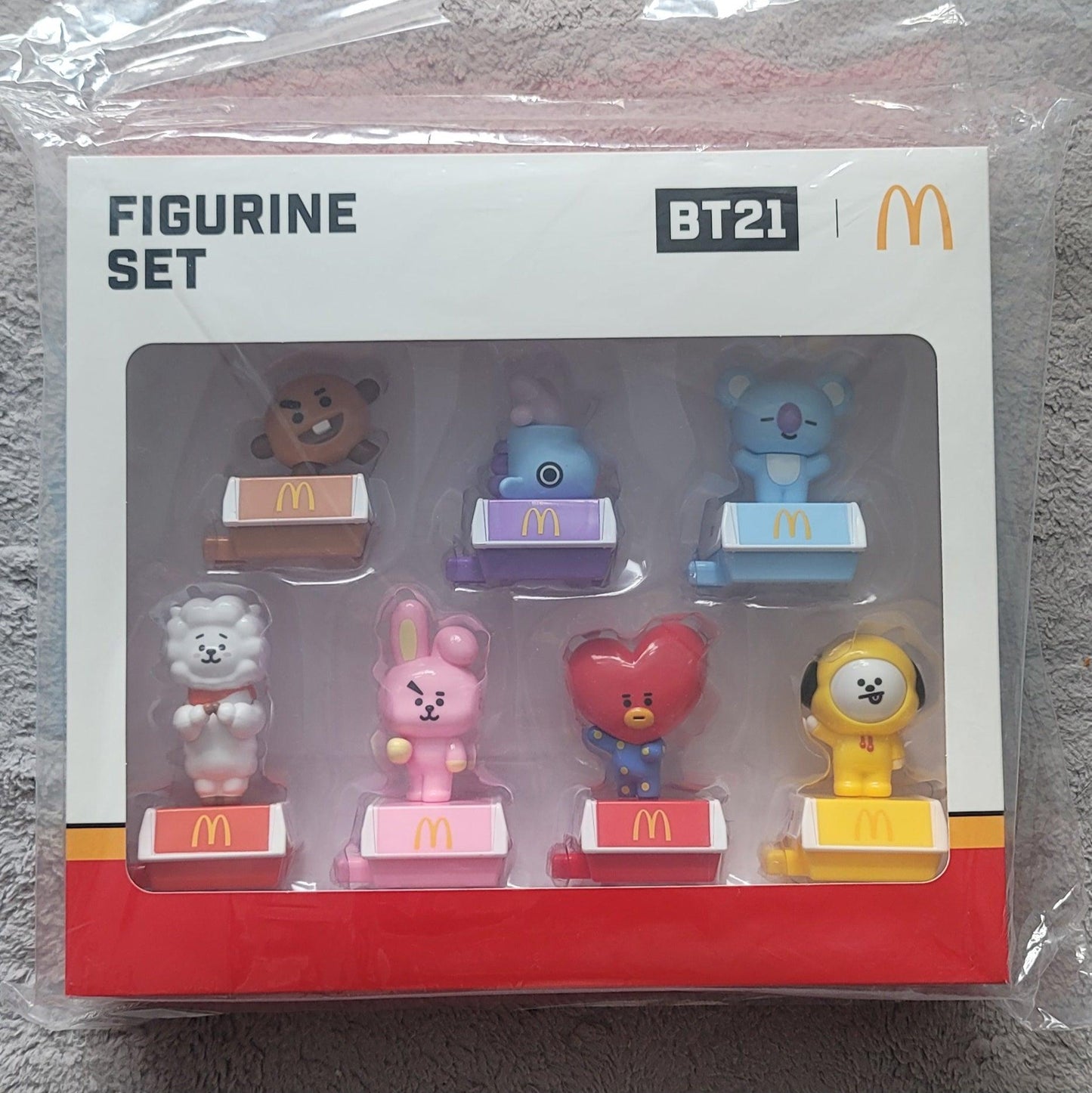 BT21 X Mcdonalds Korea Collector Kit