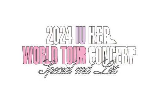 2024 IU H.E.R WORLD TOUR CONCERT MERCH