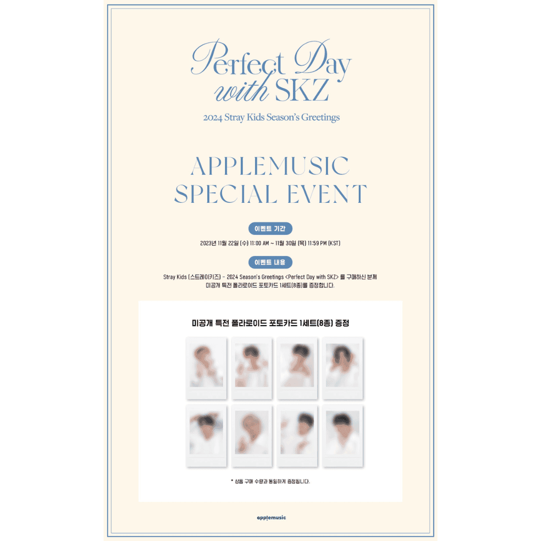 Stray Kids 2024 SEASON'S GREETINGS - Perfect Day with SKZ