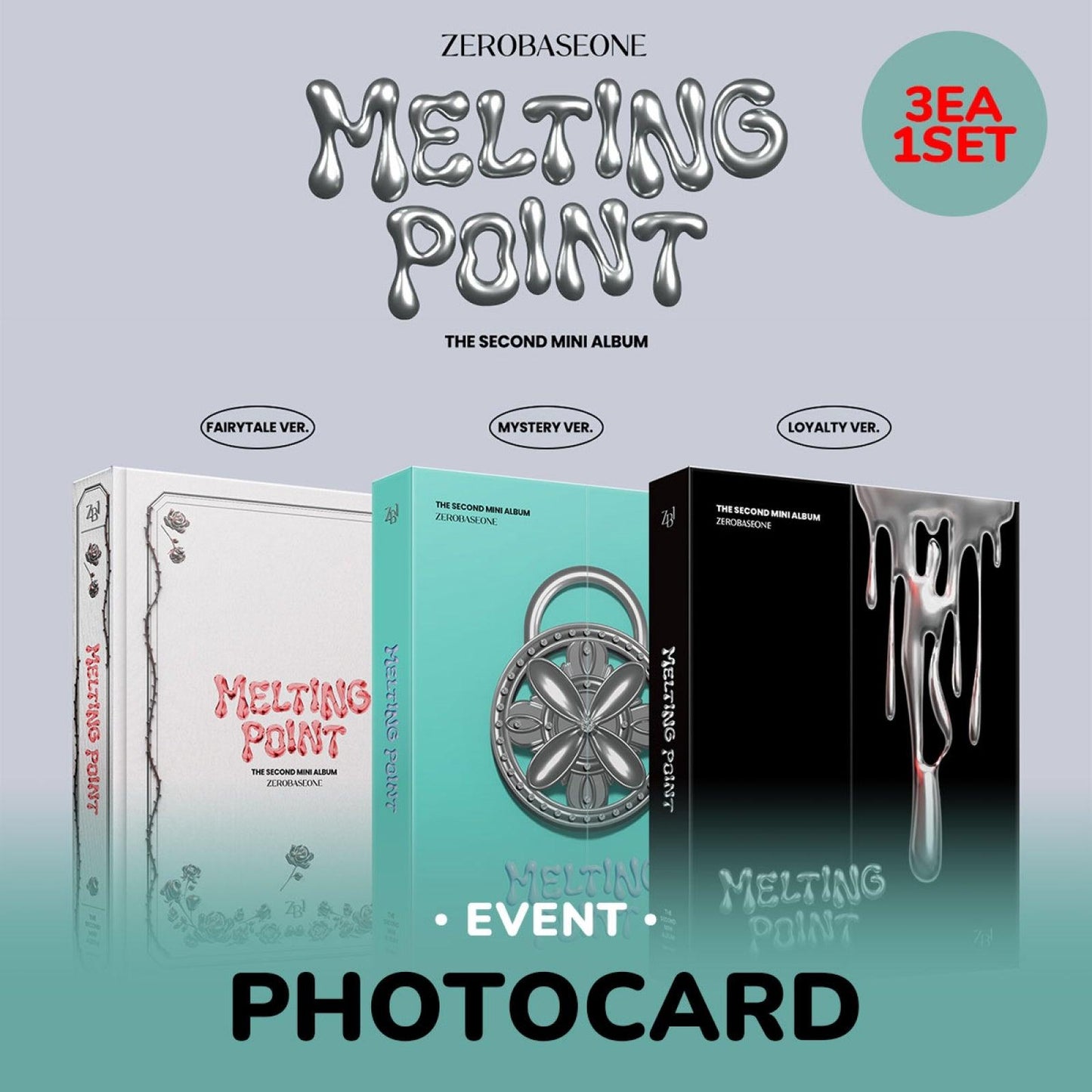 ZEROBASEONE - Melting Point Photobook and Digipack (Withmuu)