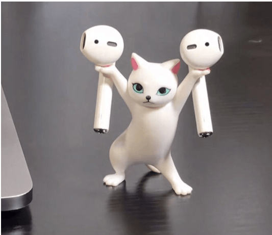 Cat figure pencil holder