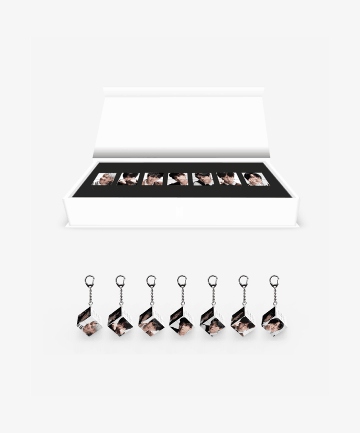 BTS Mini Cube Keyring Set