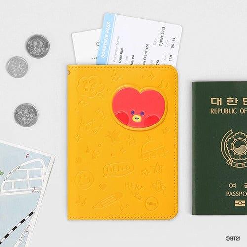 BT21 Minini Leather Patch Passport Cover S (New Mang Design!)