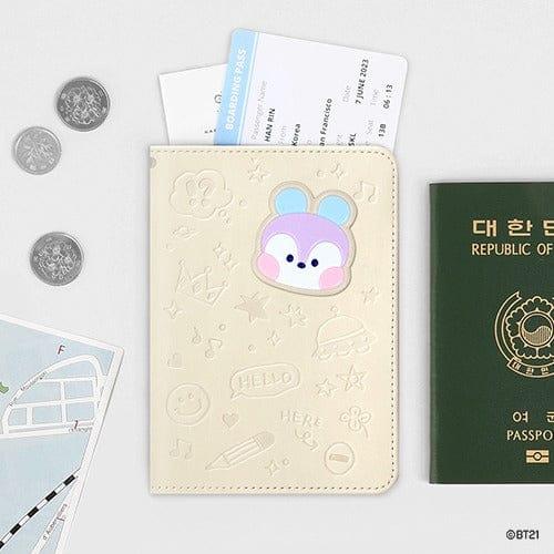 BT21 Minini Leather Patch Passport Cover S (New Mang Design!)
