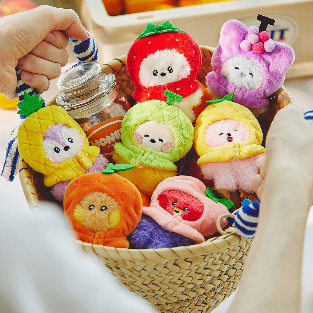 BT21 Mini Minini Fruit Series Plush, Keyring