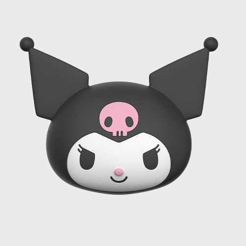 Kuromi Galaxy Buds Cover with Bead Strap