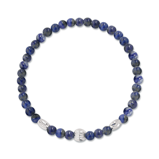 Delixir thin lapis lazuli natural stone bracelet