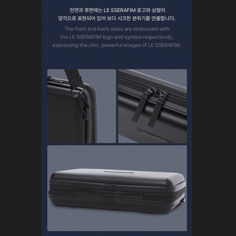 LE SSERAFIM Structure Cross Bag