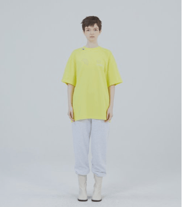 Instant Pink Yellow T-Shirt – BTS V Running Man Pick