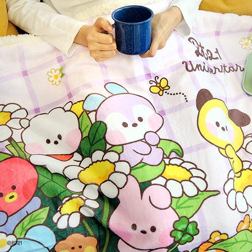 BT21 minini FLOWER blanket