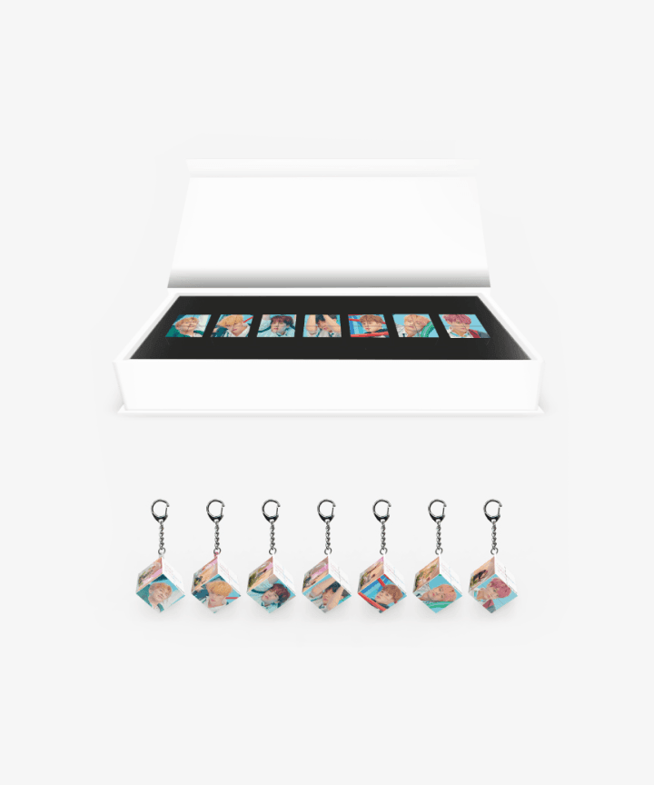 BTS Mini Cube Keyring Set