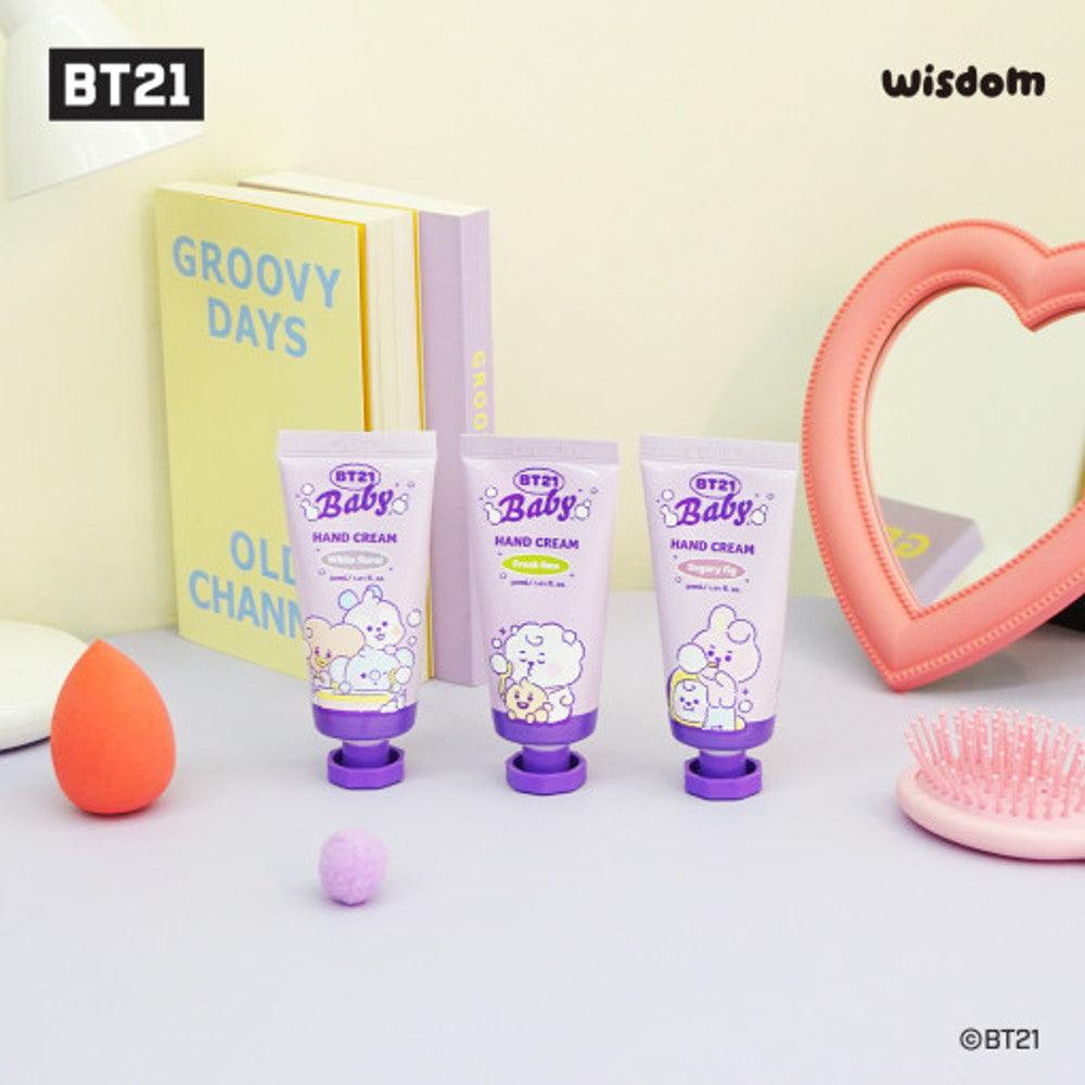 BT21 Purple Moisture Hand Cream Sweet and gentle floral scent