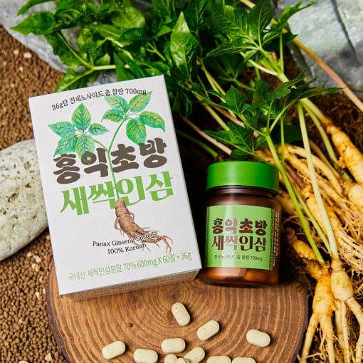 Hongik Herbs Panax Ginseng Tablet for 2 months