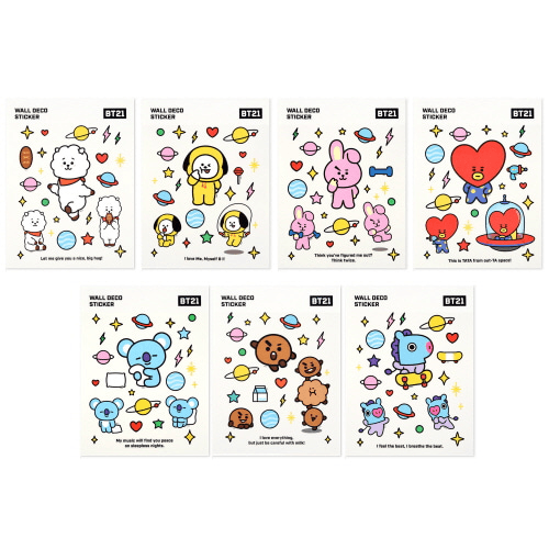 BT21 Monopoly Wall Deco Sticker