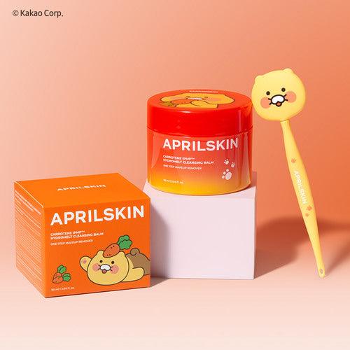 APRILSKIN & KAKAO Friends Collab Carotene Melting Cleansing Balm (+ Toothbrush included)