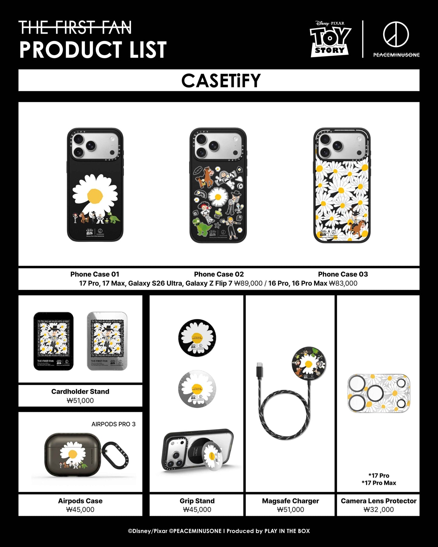 Toy Story x PEACEMINUSONE MagSafe Charger – The First Fan