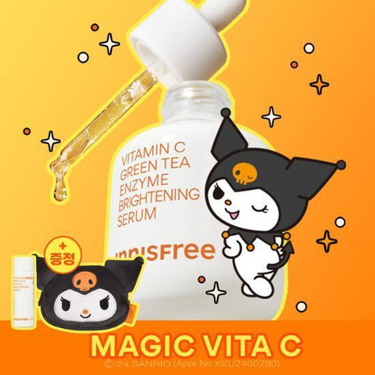 Innisfree x Kuromi Collab Vita C Green Tea enzyme serum