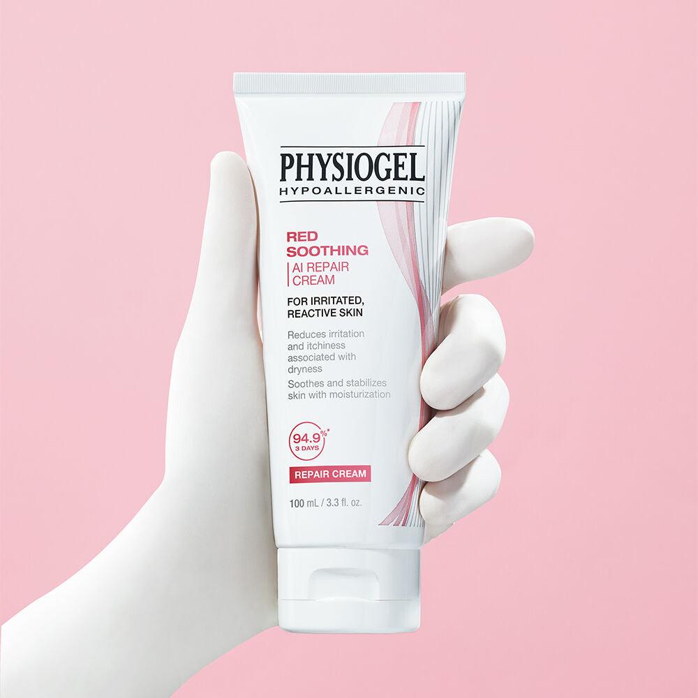 【边佑锡精选】Physiogel 红色舒缓 AI 修复霜 100ml+30ml+照片贴纸