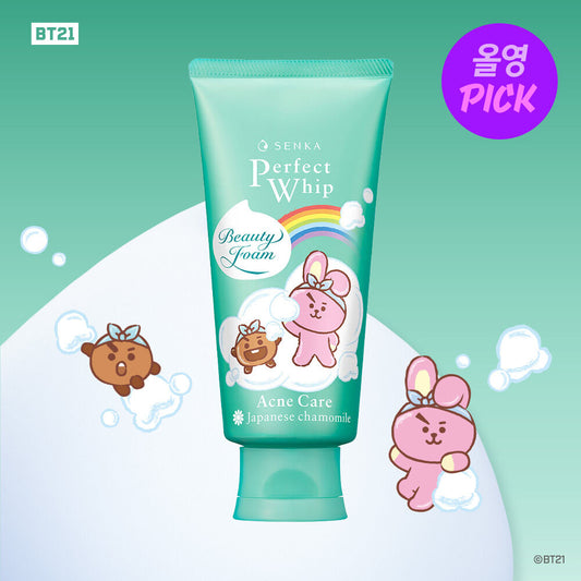 Senka x BT21 Perfect Whip Acne Care 120g