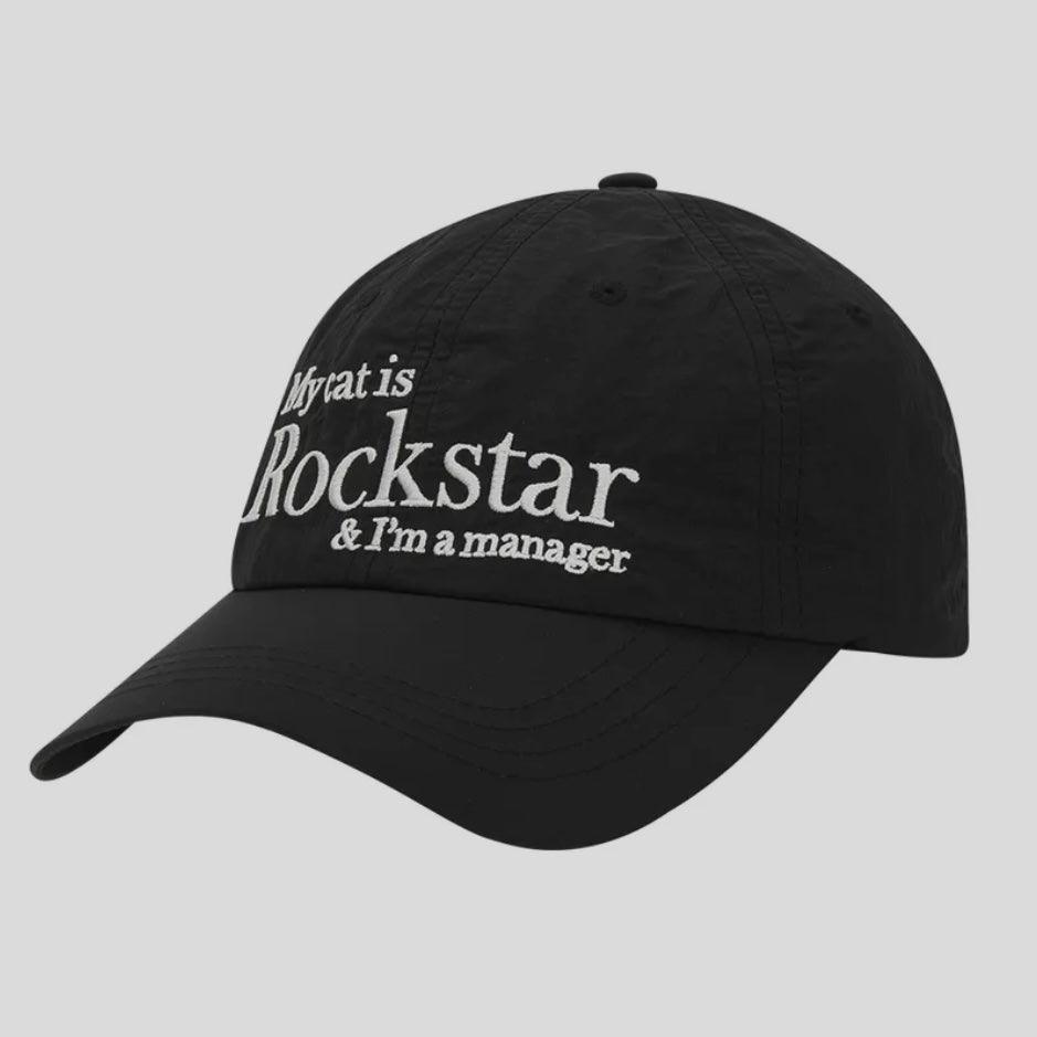 Wonwoo Pick! Rockstar cat Nylon cap