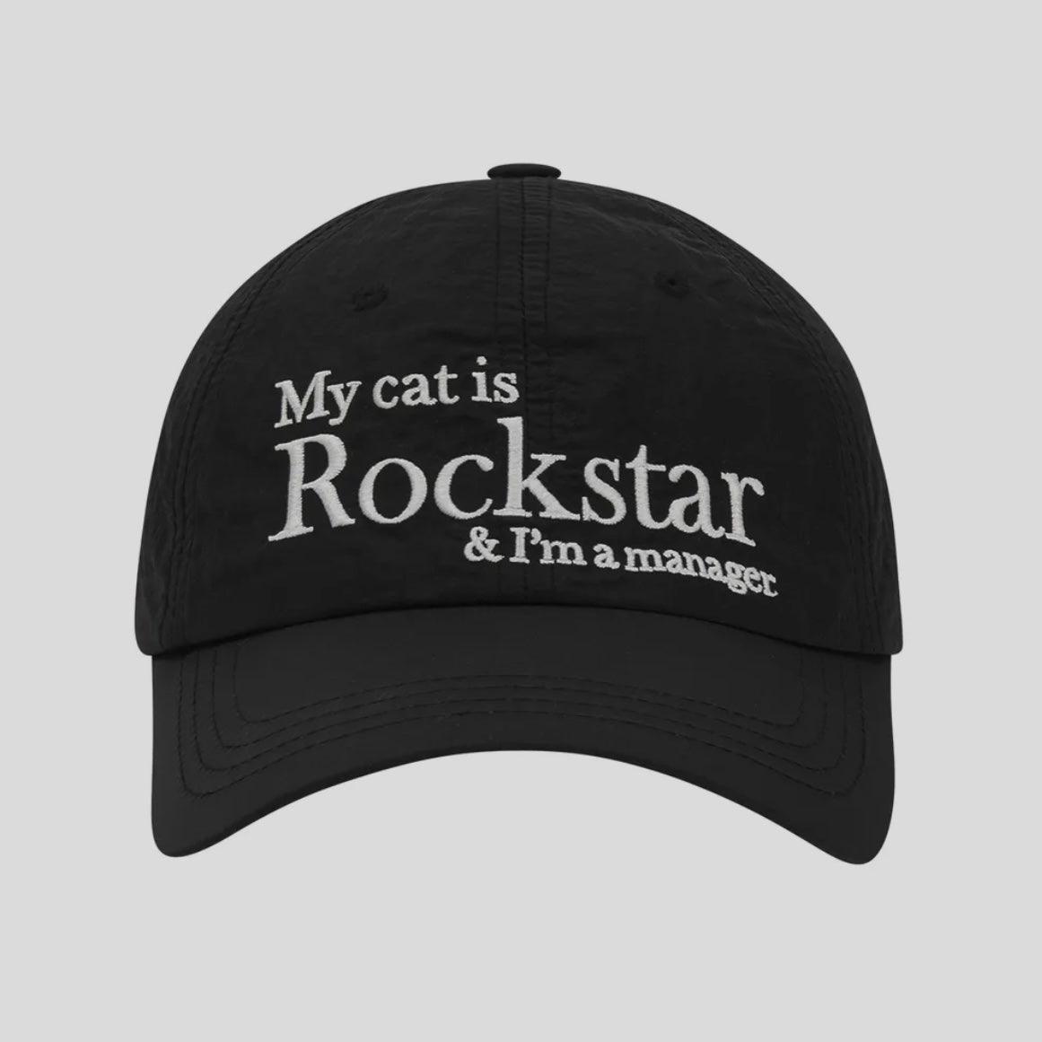 Wonwoo Pick! Rockstar cat Nylon cap