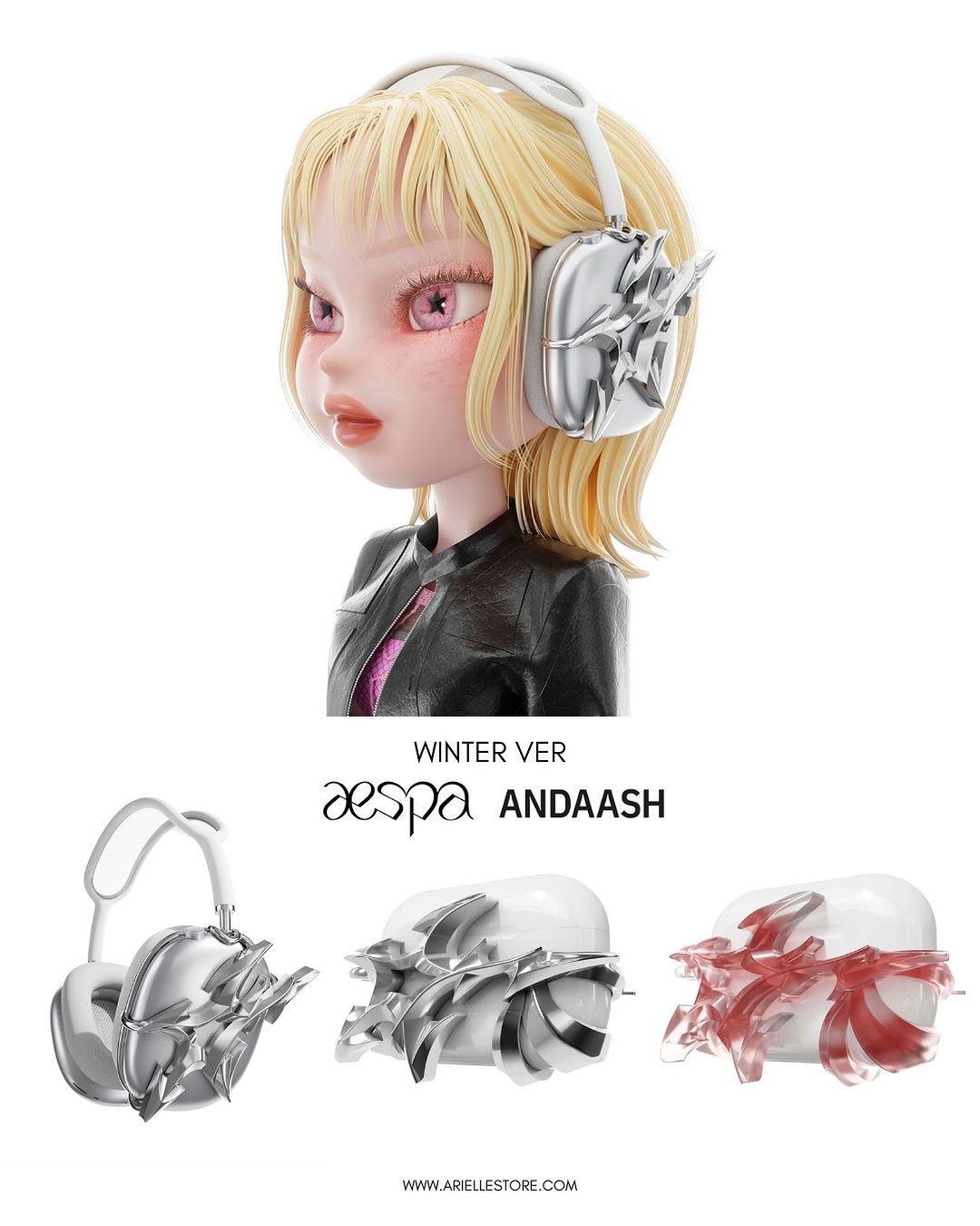 ANDAASH X AESPA Special Edition Airpod Max & Pro 2 Case