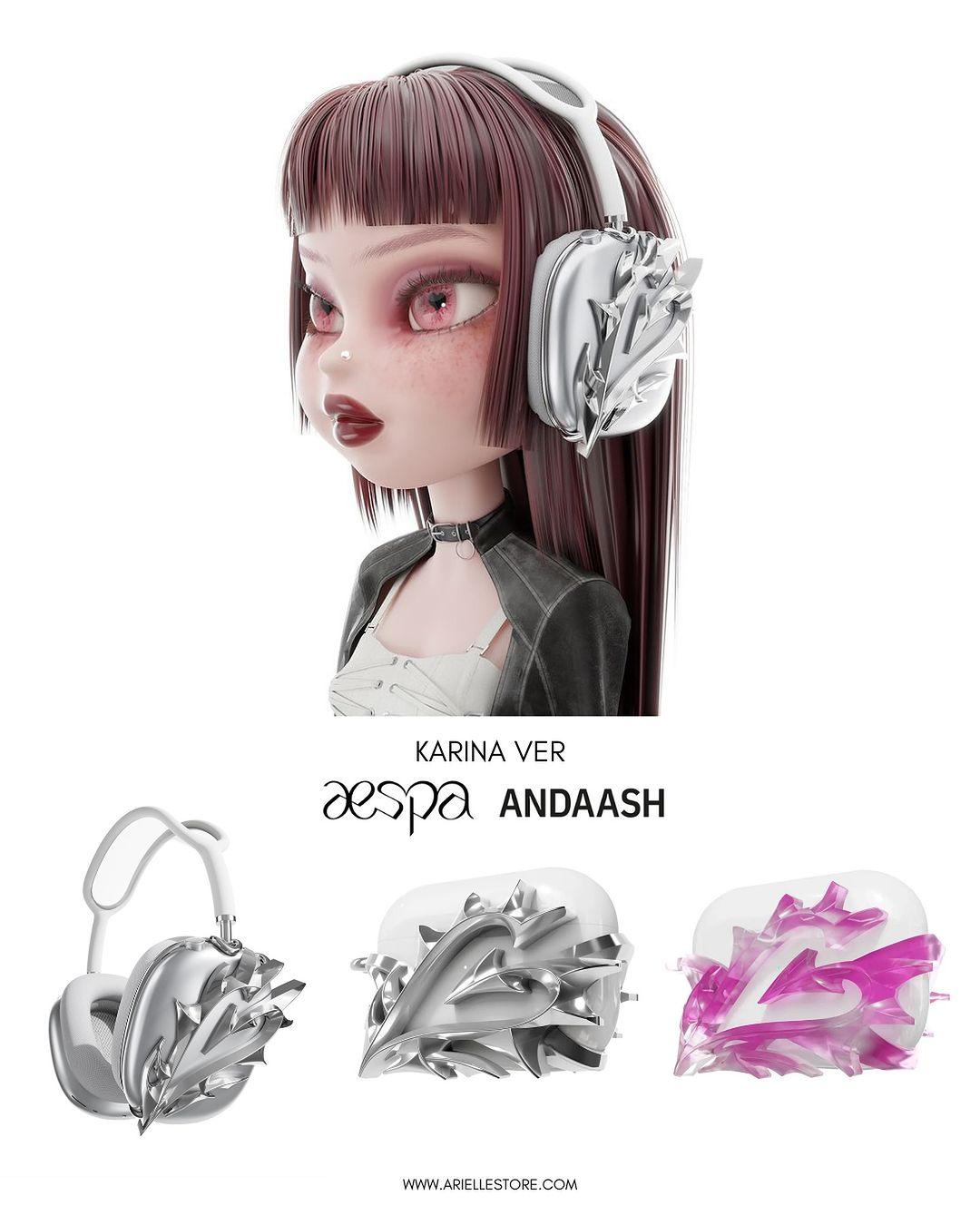 ANDAASH X AESPA Special Edition Airpod Max & Pro 2 Case