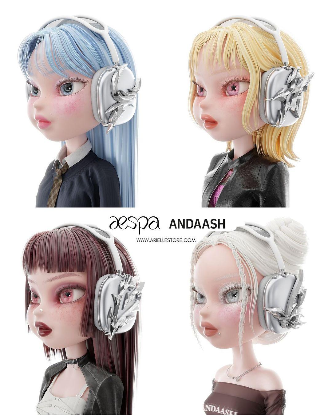 ANDAASH X AESPA Special Edition Airpod Max & Pro 2 Case