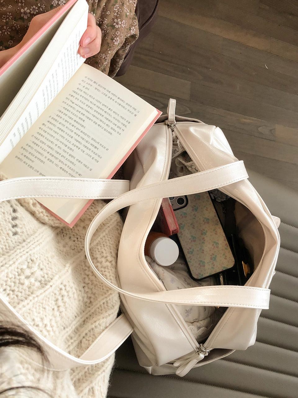 DAILY RIBBON 健身包_奶油色(预购)