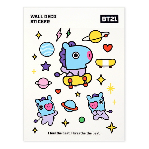 BT21 Monopoly Wall Deco Sticker