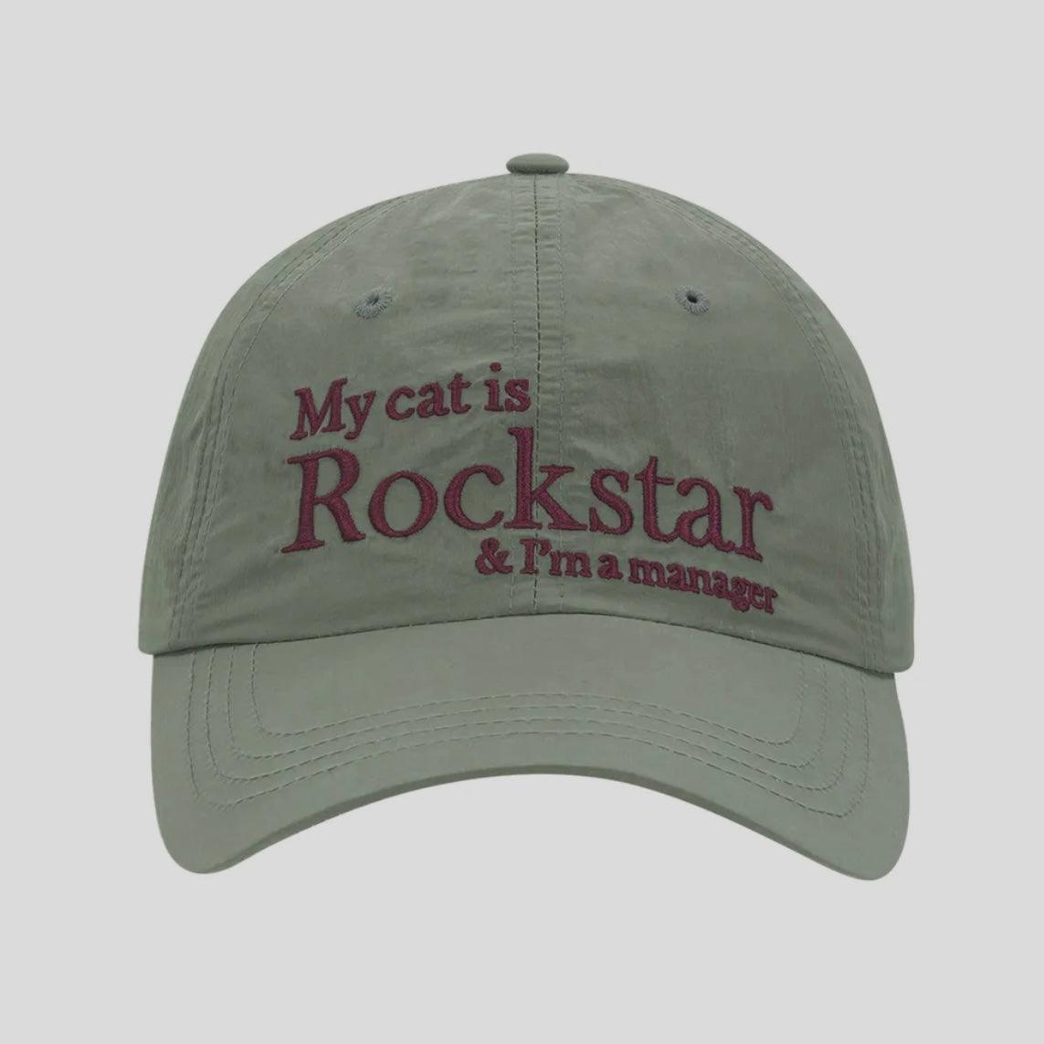 Wonwoo Pick! Rockstar cat Nylon cap