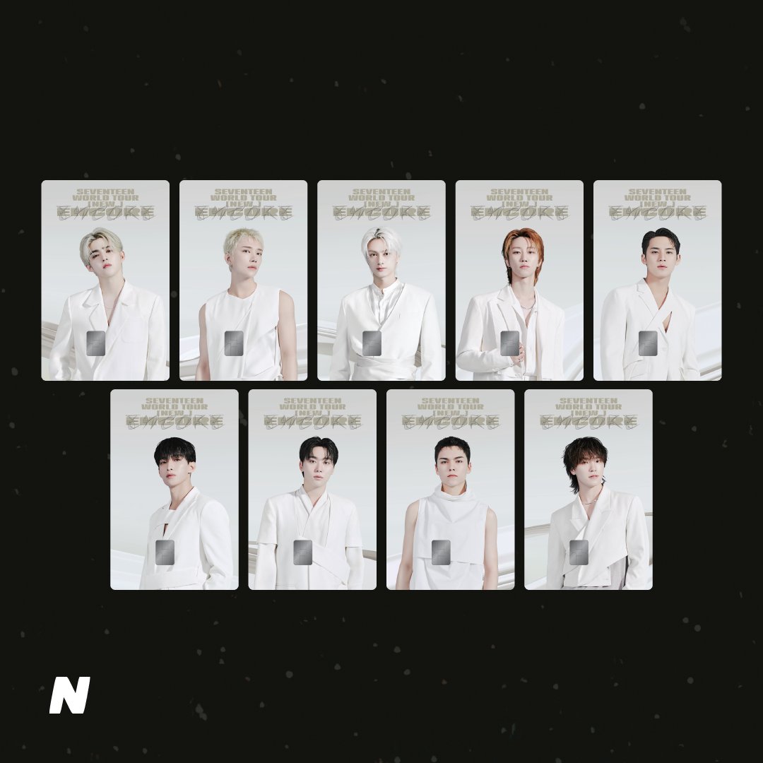 Seventeen - Namane Cards - New World Tour Encore