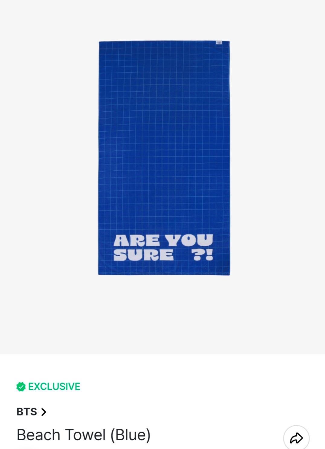 BTS Are You Sure ?! Merch