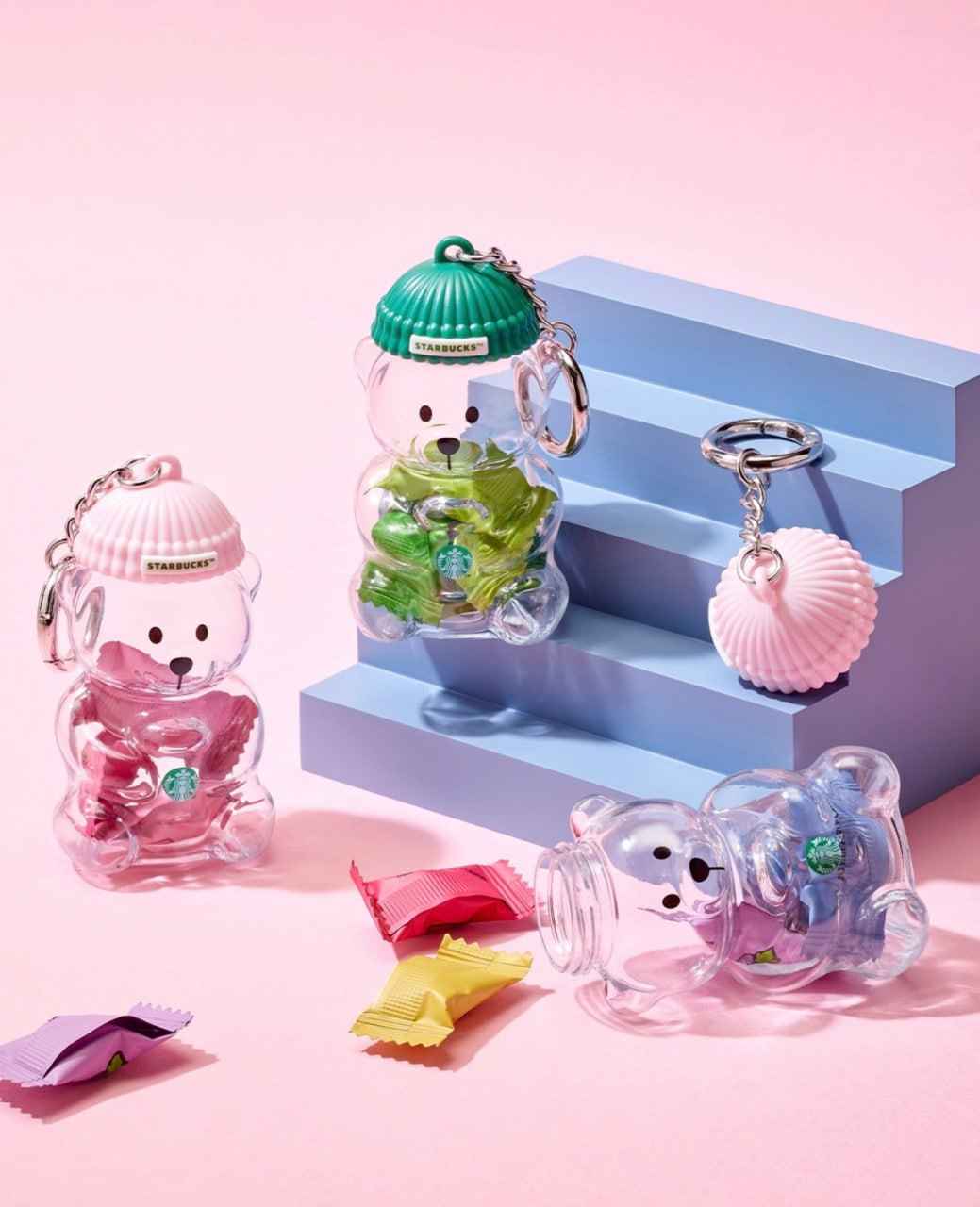 Starbucks Korea Mini Bear Keyring