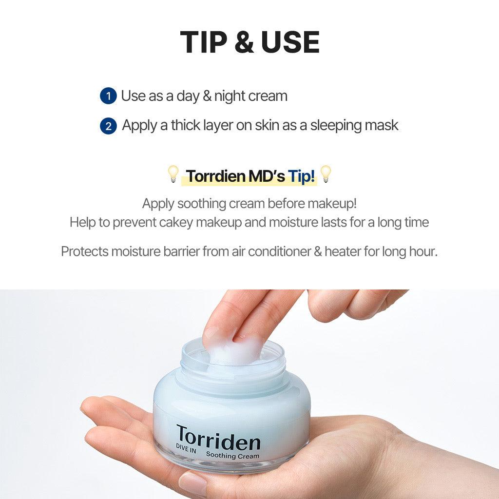TORRIDEN x Ganadi Dive In Soothing Cream 100ml x2 (+ Doll Keychain)