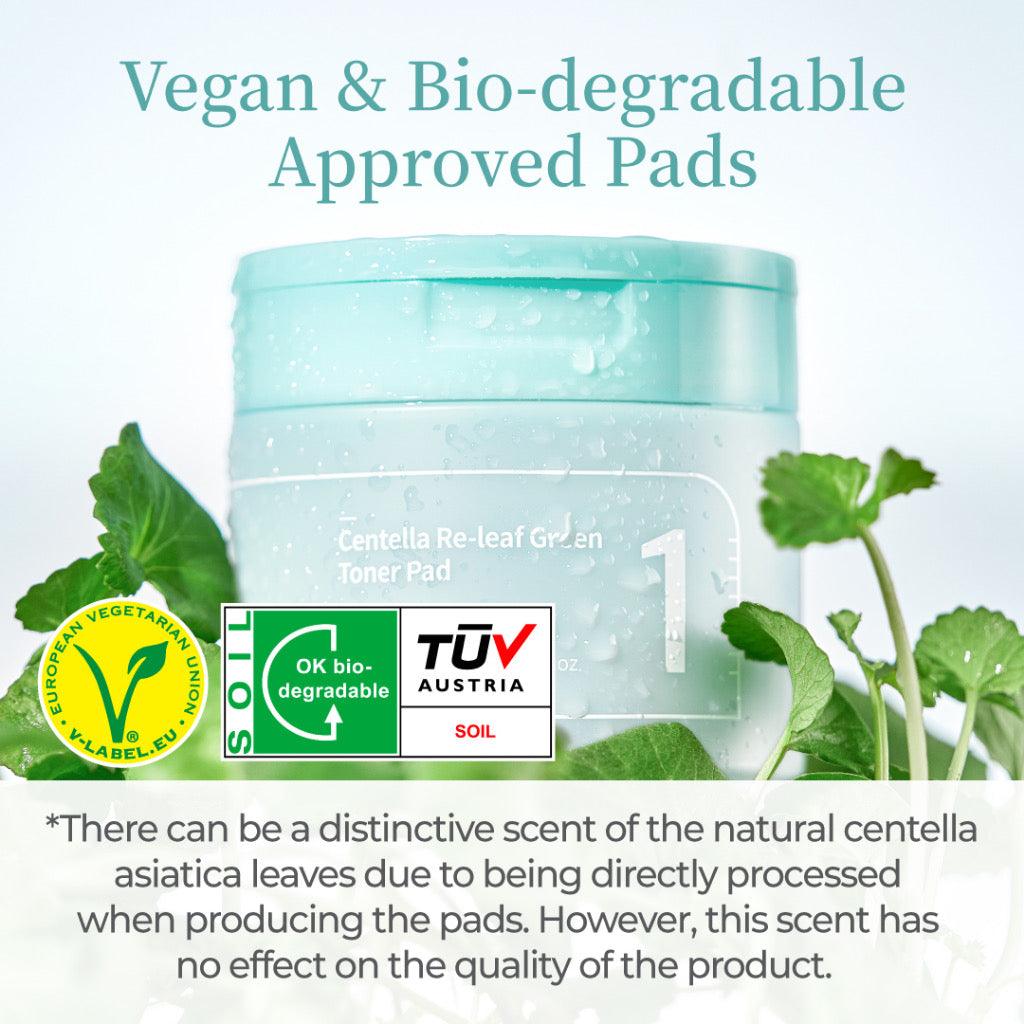 NUMBUZIN Centella Re-leaf Green Toner Pad