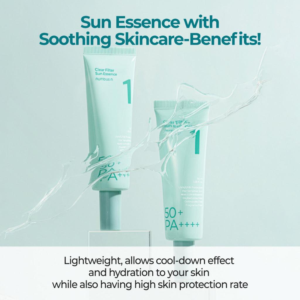NUMBUZIN Number 1 Clear Filter Sun Essence SPF50+ PA++++