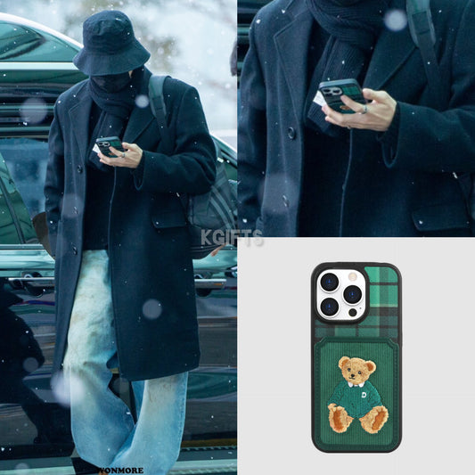 Design Skin Classic Corduroy Embroidered Pocket Green/Red