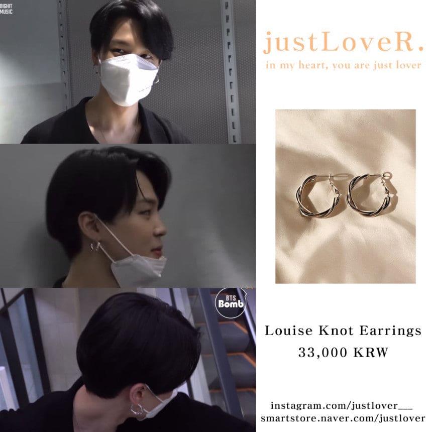 justLoveR Louise Earrings – Jimin Pick