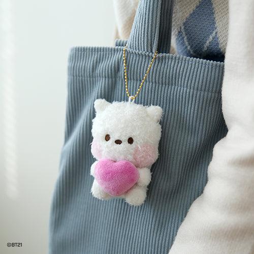 BT21 Minini Doll Keyring Heart